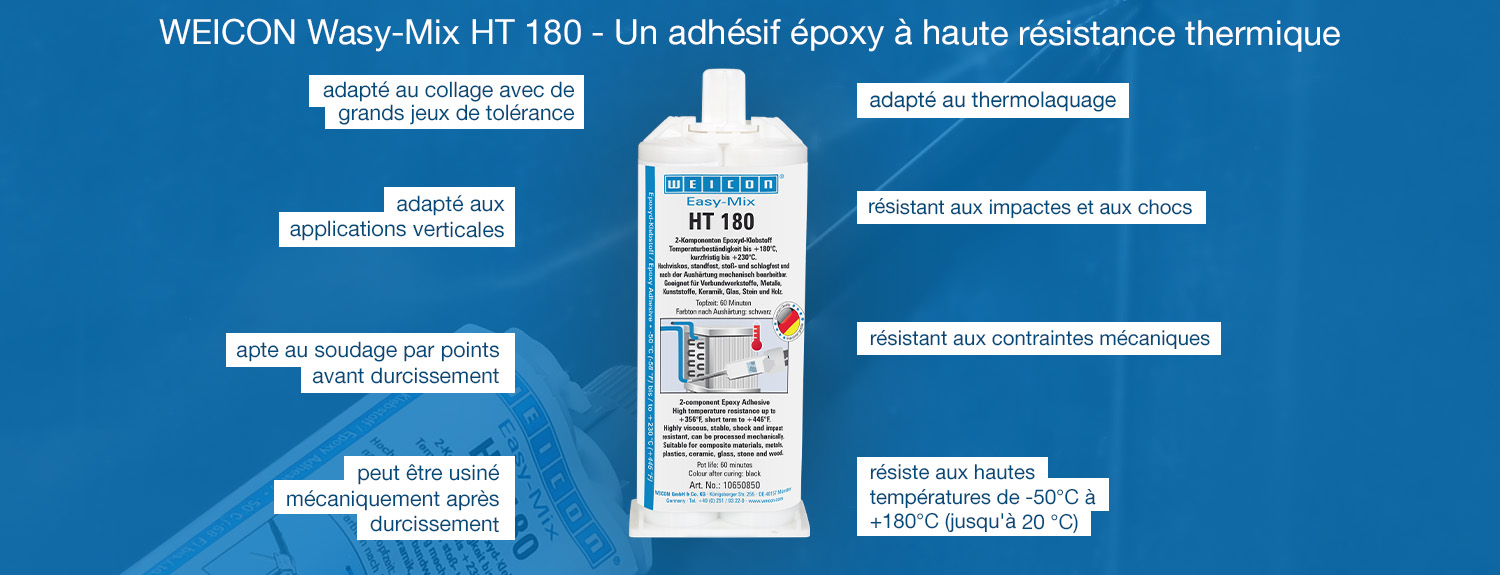 epoxy, adhesive, two-component, HT180, cartridge