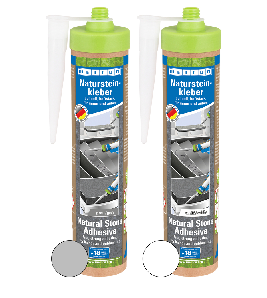 WEICON Colle pour Pierres Naturelles  | pour le montage de la pierre naturelle, de la pierre et de la céramique