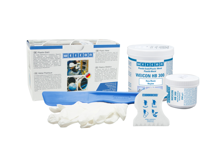 WEICON HB 300 | système à base de résines époxy résistant aux hautes températures pour la réparation et le moulage WEICON HB 300 | système à base de résines époxy résistant aux hautes températures pour la réparation et le moulage