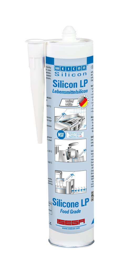 Silicone LP | mastic d'étanchéité à élasticité permanente pour le secteur de l'eau potable et des denrées alimentaires
