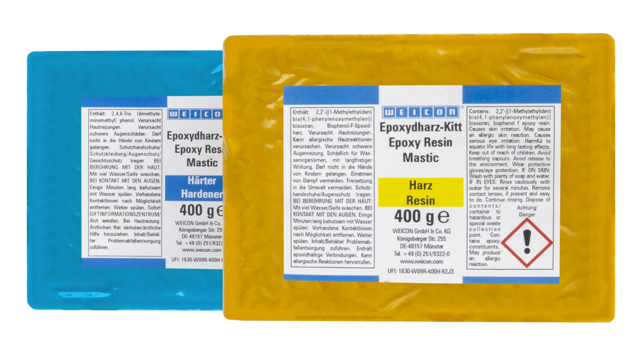 WEICON Mastic de Résine Epoxy | Mastic de réparation universel malléable