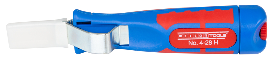Couteau à dégainer No. 4 - 28 H | avec manche à 2 composants y compris lame crochue et capuchon de protection, capacité 4 - 28 mm Ø Couteau à dégainer No. 4 - 28 H | avec manche à 2 composants y compris lame crochue et capuchon de protection, capacité 4 - 28 mm Ø