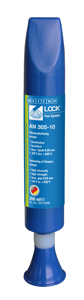 WEICONLOCK® AN 305-10 Etanchéité de Surfaces | pour étancher des brides, haute résistance, haute viscosité, testé BAM