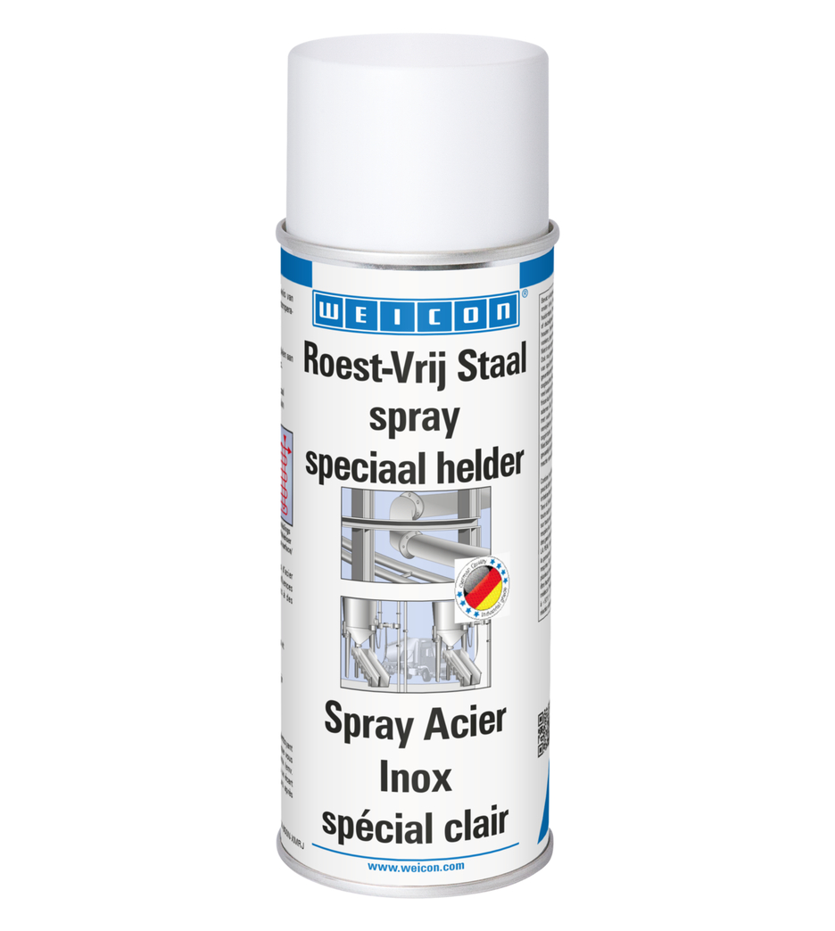 Spray Acier Inox, spécial clair | revêtement de surface résistant à la corrosion et aux intempéries