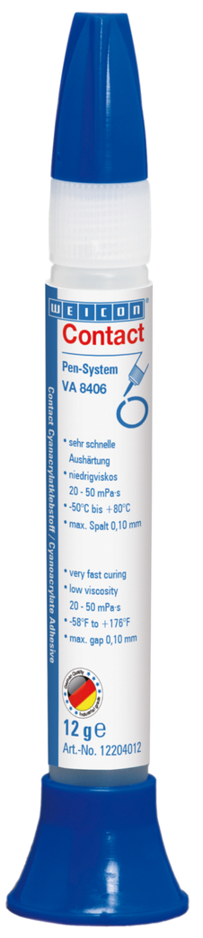 VA 8406 Adhésif Cyanoacrylate | Colle instantanée pour des fixations et des collages rapides