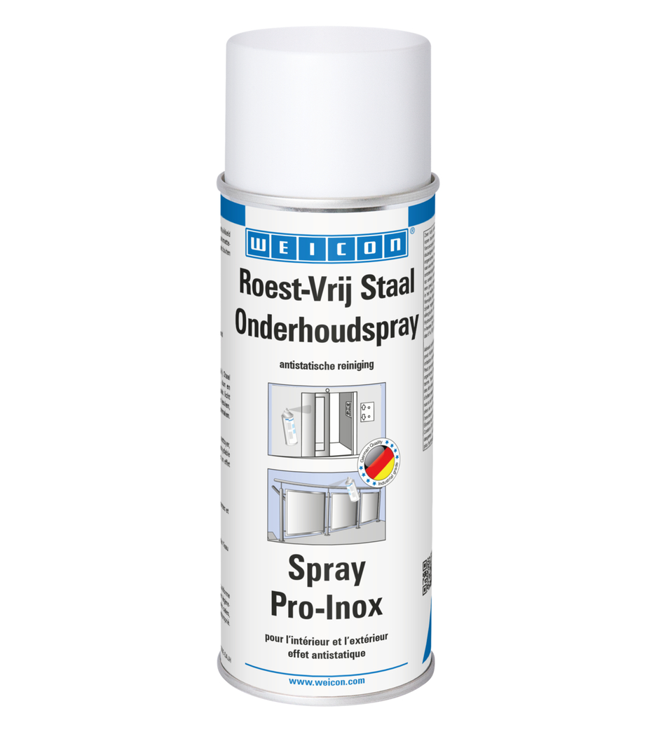 Spray Pro-Inox | Huile de nettoyage, de protection et d'entretien pour l'acier inoxydable