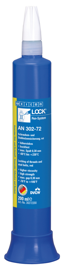 WEICONLOCK® AN 302-72 Frein filet | haute résistance, haute viscosité, homologué pour l'eau potable