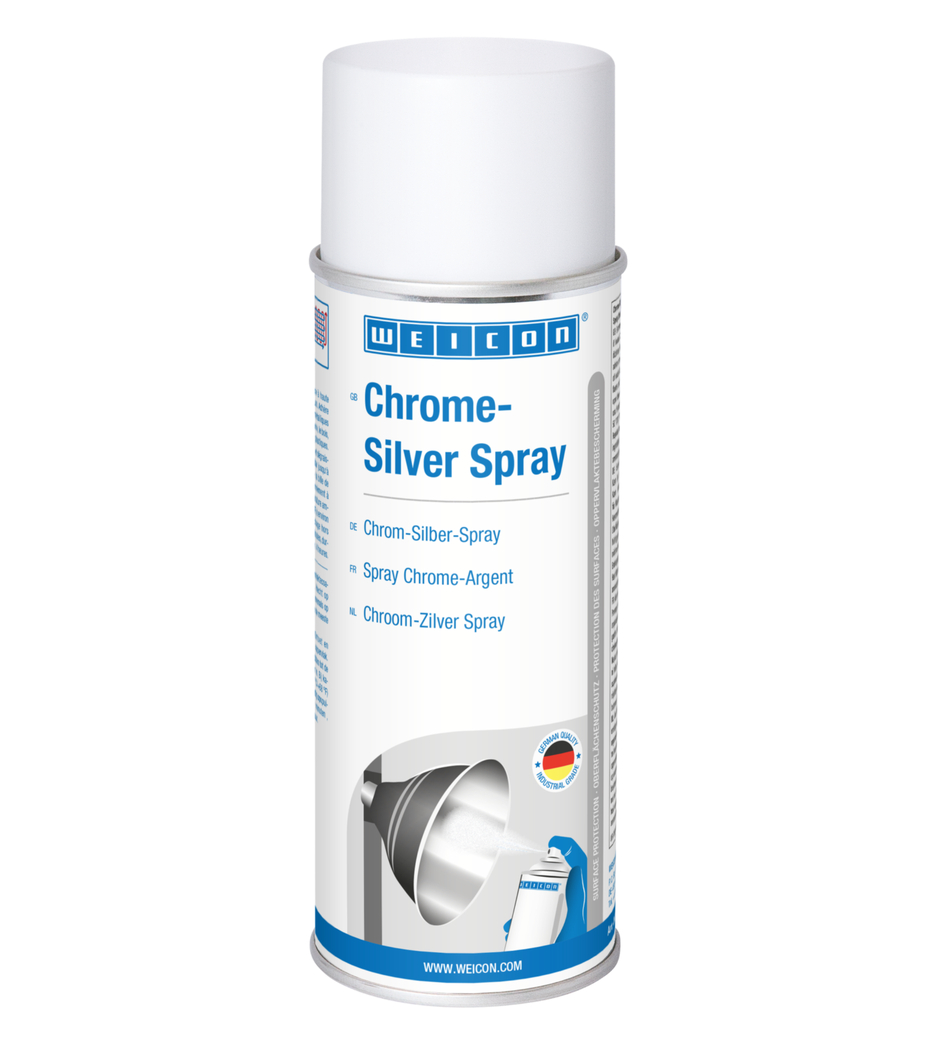 Spray Chrome-Argent | revêtement de surface extrêmement brillant