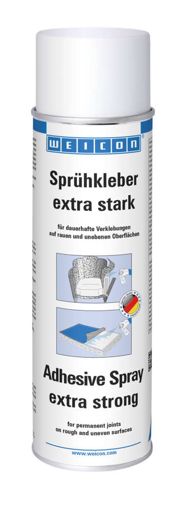 Spray Adhésif extra fort | Colle de contact vaporisable pour un collage fort et durable du feutre, du cuir synthétique et des matériaux isolants