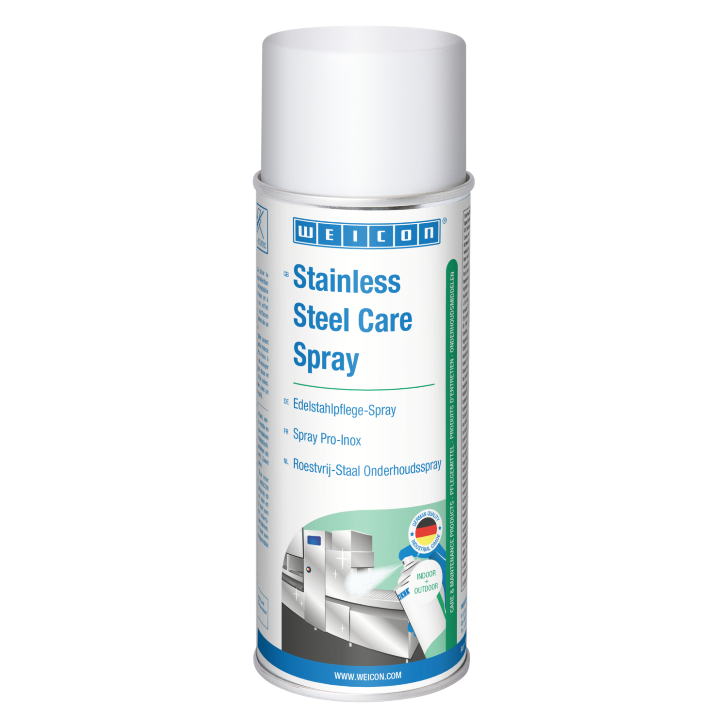 Spray Pro-Inox | Huile de nettoyage, de protection et d'entretien pour l'acier inoxydable