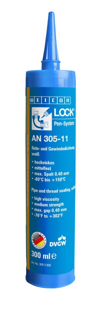 WEICONLOCK® AN 305-11 Etanchéité de Tuyaux et de Filetages | résistance moyenne, homologué pour l'eau potable