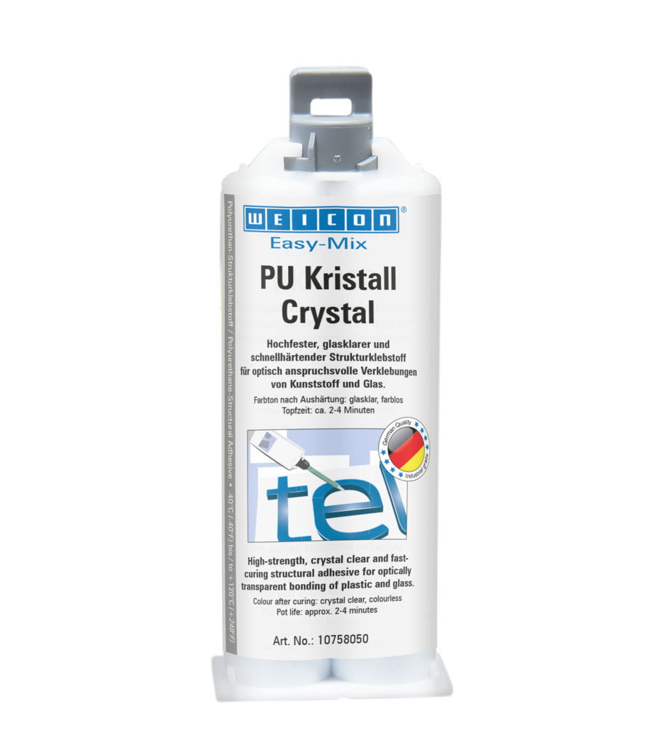 Easy-Mix PU Cristal | Adhésif à base de polyuréthane, transparent