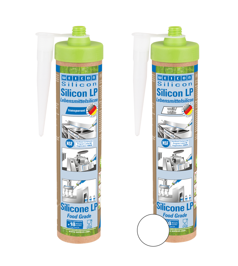 Silicone LP | mastic d'étanchéité à élasticité permanente pour le secteur de l'eau potable et des denrées alimentaires