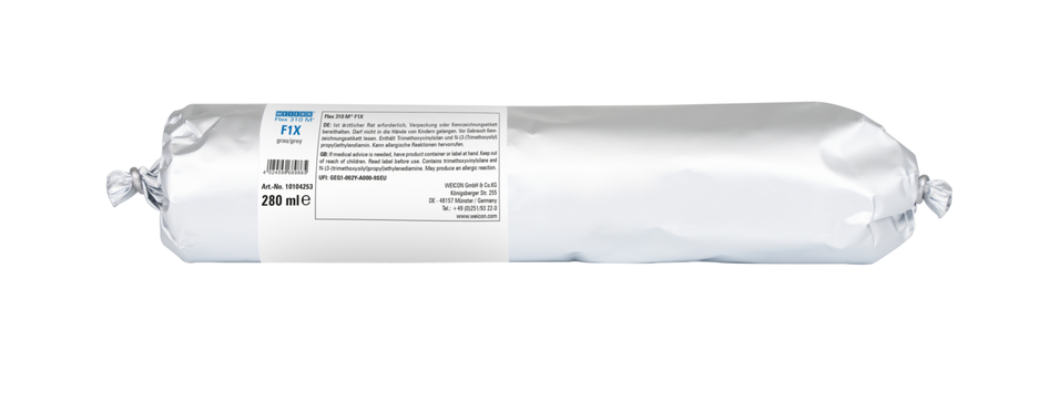 WEICON Green Tube Flex 310 M F1X | Scellant adhésif avec une très forte adhérence initiale à base de Ms-polymère, résistant aux températures jusqu’à 180°C WEICON Green Tube Flex 310 M F1X | Scellant adhésif avec une très forte adhérence initiale à base de Ms-polymère, résistant aux températures jusqu’à 180°C