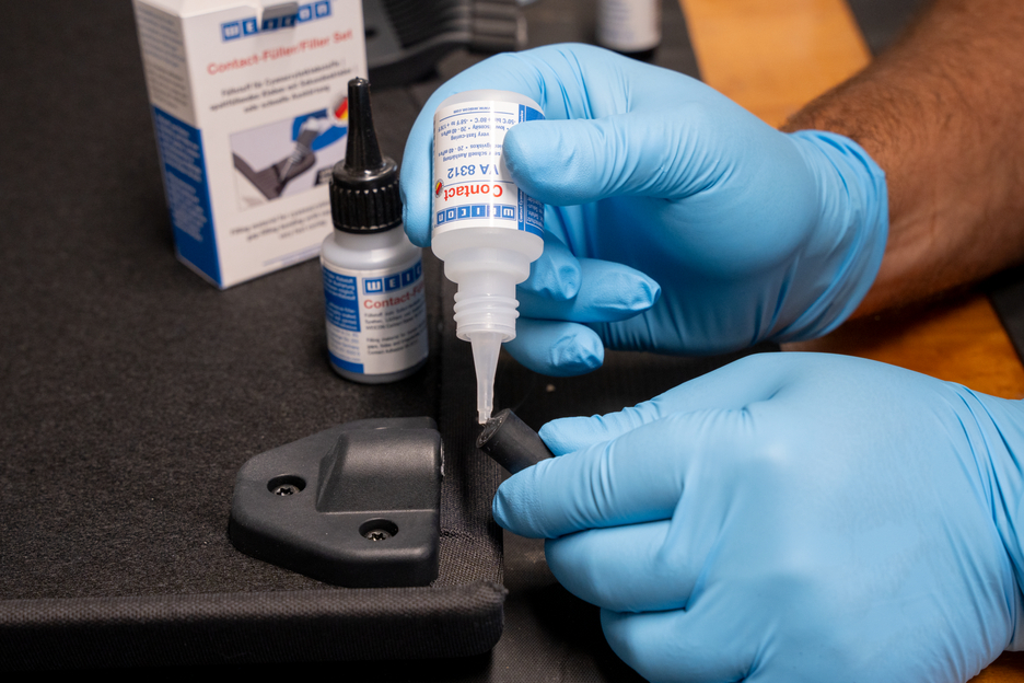 CA-Filler Kit | transparent special filler and cyanoacrylate adhesive Contact VA 8312