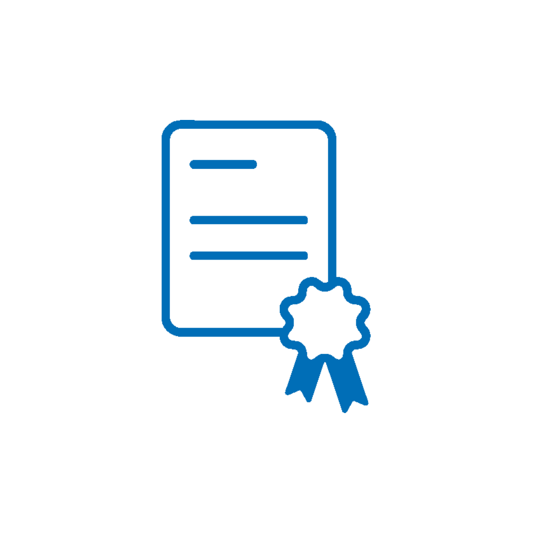 Pictogramme Certificat