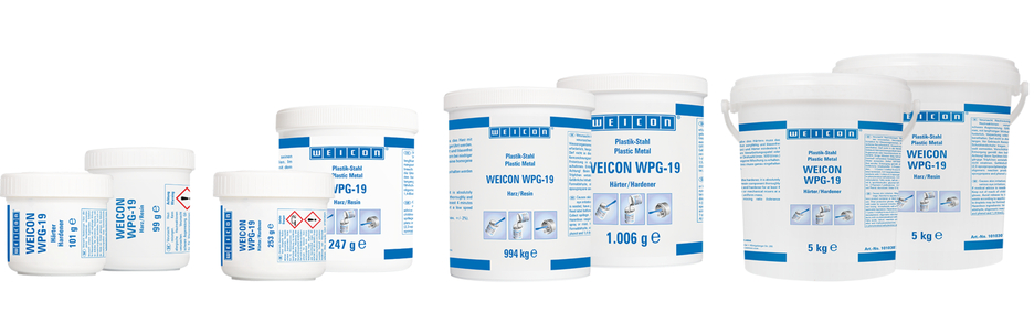 WEICON WPG-19 | Système de protection contre l'usure - protège contre l'érosion et l'abrasion causées par l'impact de grosses particules