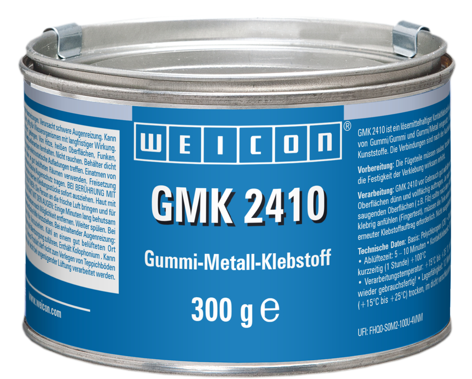 GMK 2410 Adhésif Contact | Colle de contact pour le collage flexible du caoutchouc sur le métal