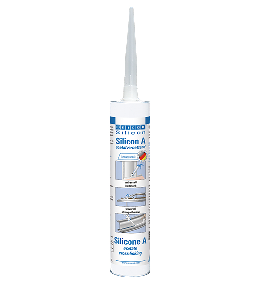 Silicone A | mastic d'étanchéité réticulant à l'acétate et fongicide Silicone A | mastic d'étanchéité réticulant à l'acétate et fongicide