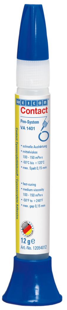 VA 1401 Adhésif Cyanoacrylate | Colle instantanée pour tissus, caoutchouc mousse et élastomères à larges pores