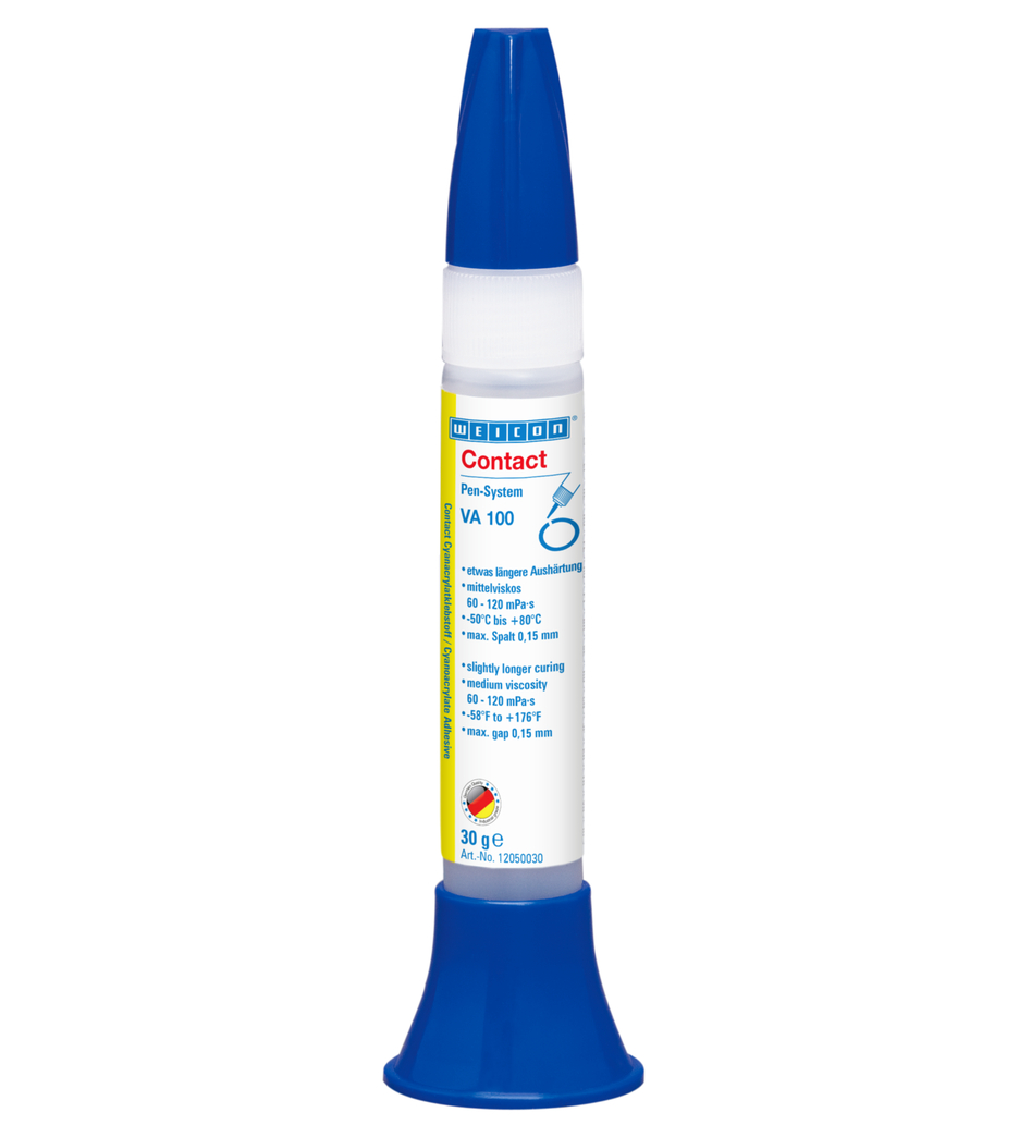 VA 100 Adhésif Cyanoacrylate | Colle instantanée pour métal, matières plastiques et caoutchouc VA 100 Adhésif Cyanoacrylate | Colle instantanée pour métal, matières plastiques et caoutchouc