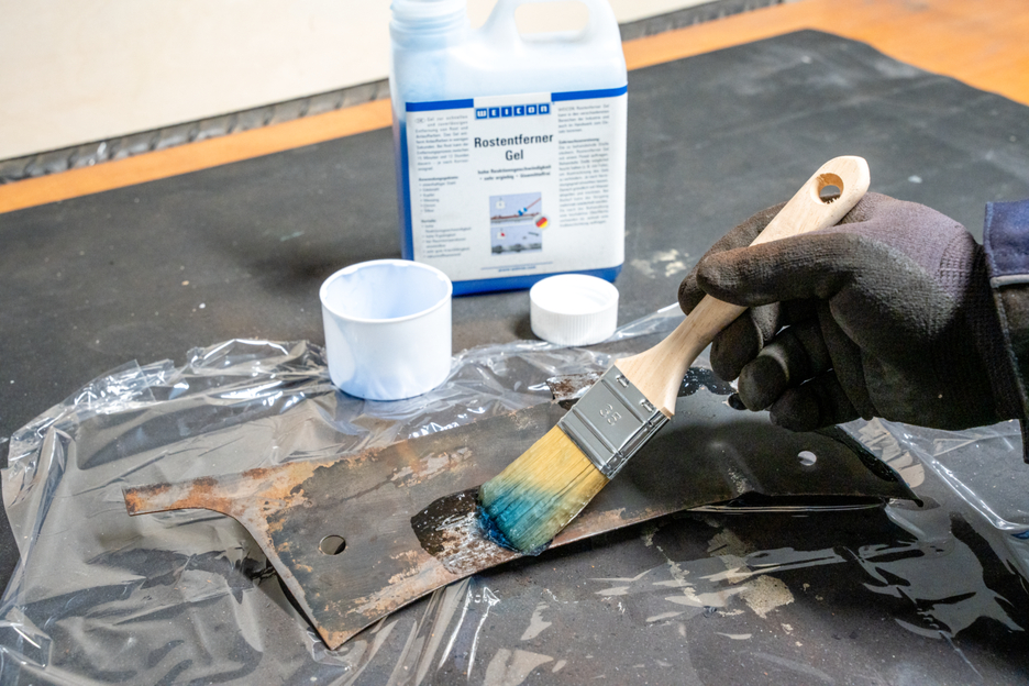WEICON Décapant Rouille, Gel | Gel pour l'élimination rapide et fiable de la rouille et des couleurs de ternissement.