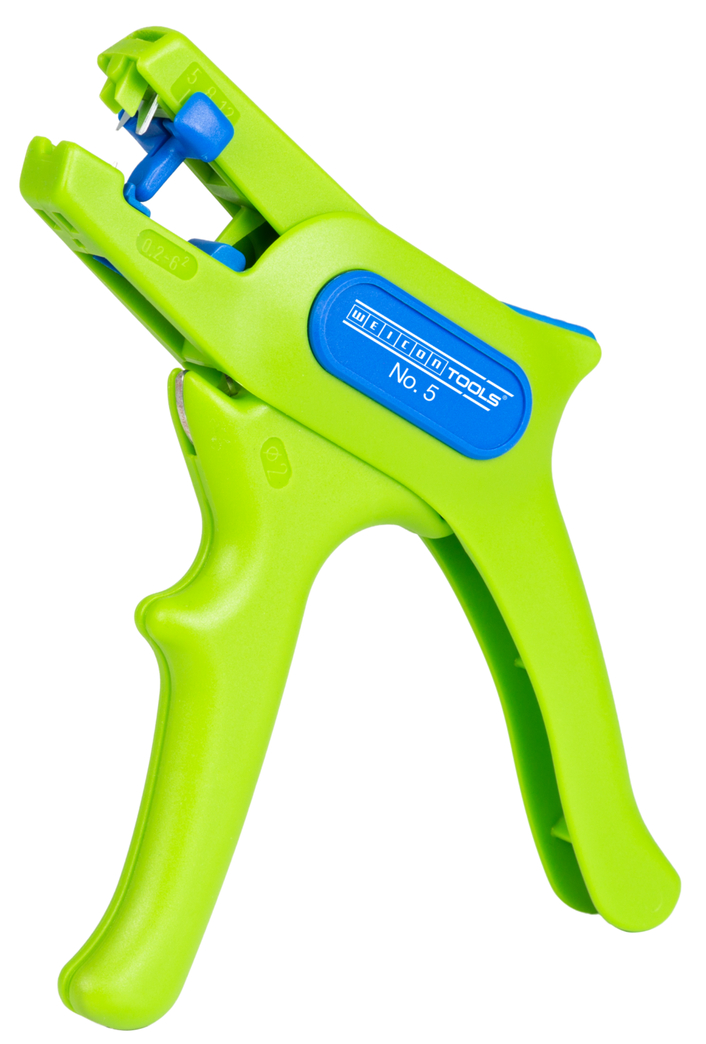 Pince à dénuder No. 5 Green Line | pour tous les conducteurs multibrins et monobrins courants, capacité 0,2 -6,0 mm². Pince à dénuder No. 5 Green Line | pour tous les conducteurs multibrins et monobrins courants, capacité 0,2 -6,0 mm².