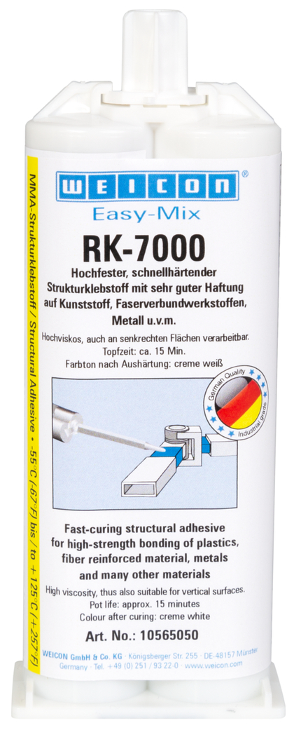 Easy-Mix RK-7000 Adhésif Structuraux à base d’Acrylates | Adhésif structural acrylate à durcissement lent