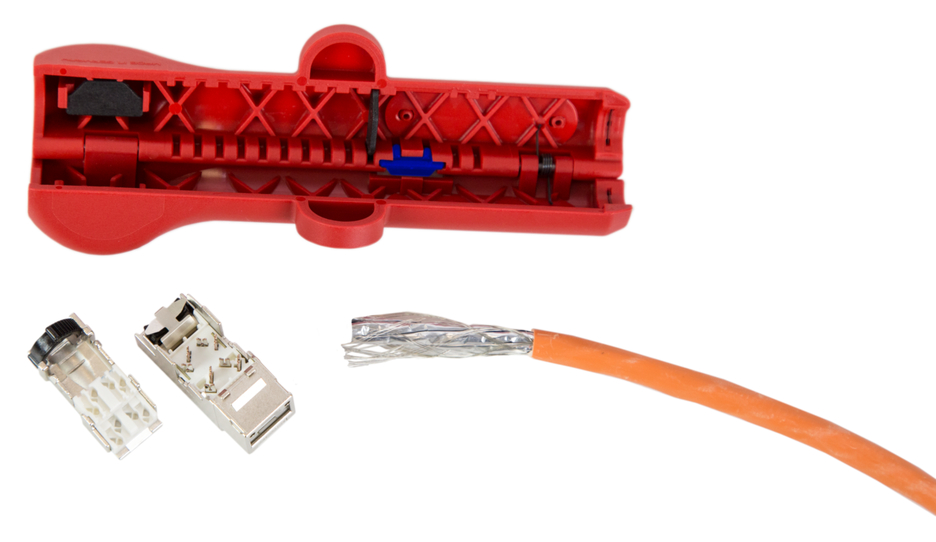 Cat-Cable-Stripper N° 10 | pour dénuder les câbles de données et de réseau
