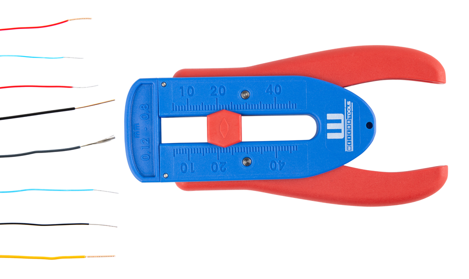 Outil à dénuder Précision S | pour conducteurs et fils fins, plage de dénudage de 0,12 mm - 0,8 mm (36-20 AWG)