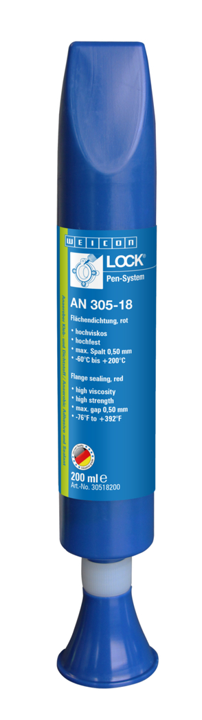 WEICONLOCK® AN 305-18 Etanchéité de Surfaces | pour une compensation de grands écarts,  haute résistance, haute viscosité WEICONLOCK® AN 305-18 Etanchéité de Surfaces | pour une compensation de grands écarts,  haute résistance, haute viscosité