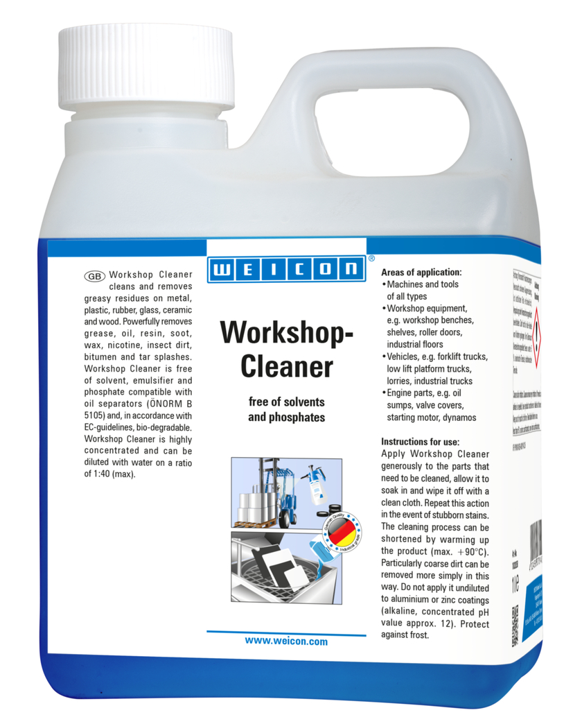 Workshop Cleaner | Nettoyant universel sans solvants Workshop Cleaner | Nettoyant universel sans solvants