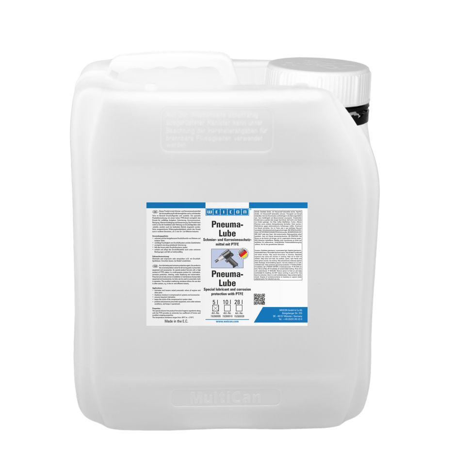 Pneuma-Lube | Lubrifiant avec PTFE pour outils pneumatiques Pneuma-Lube | Lubrifiant avec PTFE pour outils pneumatiques
