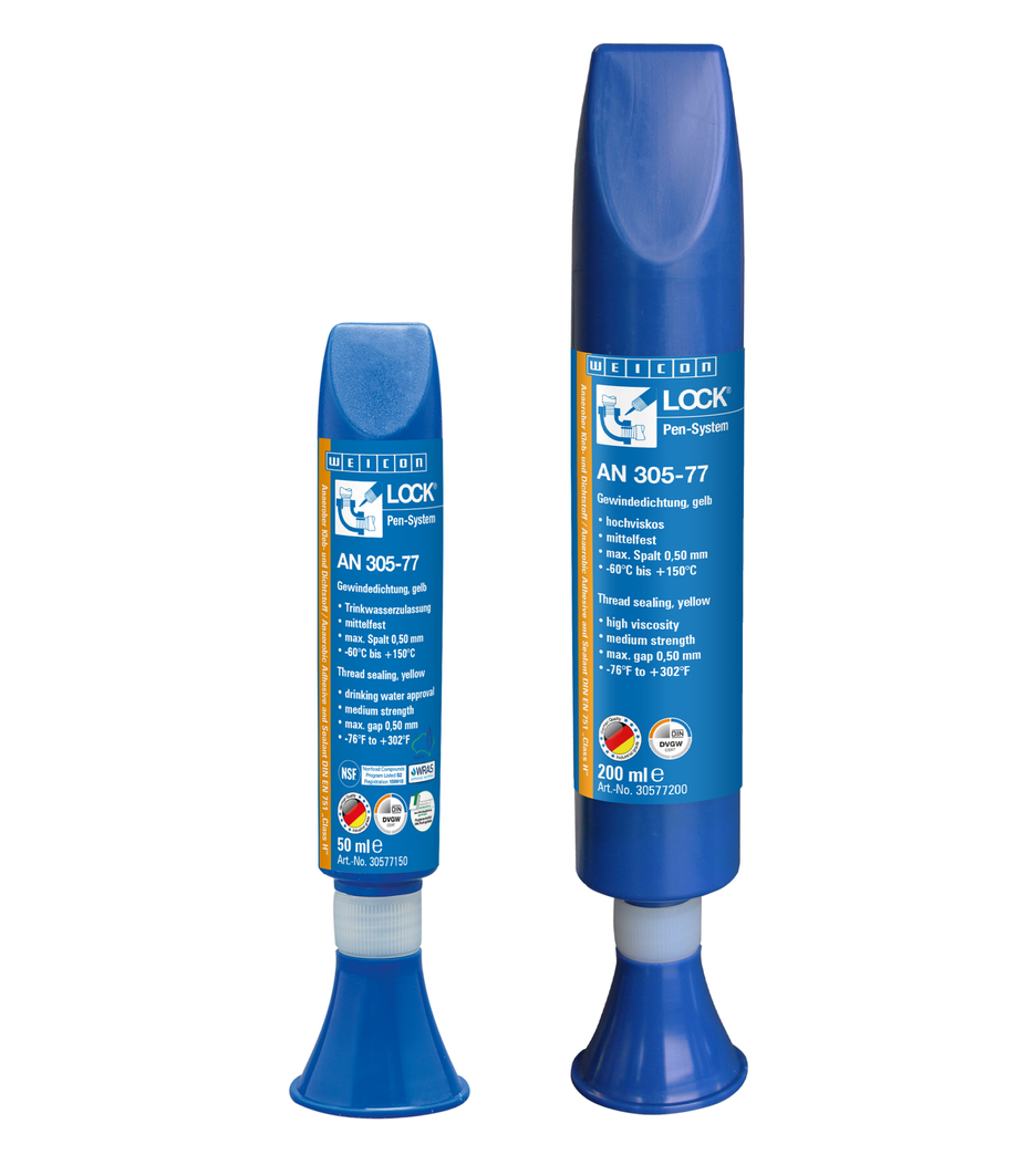 WEICONLOCK® AN 305-77 Etanchéité de Filetages | résistance moyenne, homologué pour l'eau potable