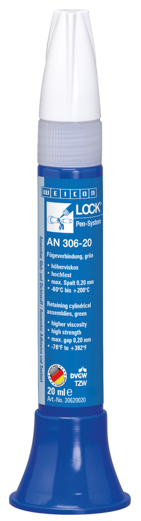 WEICONLOCK® AN 306-20 Fixation des Emmanchements | haute résistance, résistant aux températures élevées, homologué pour l'eau potable