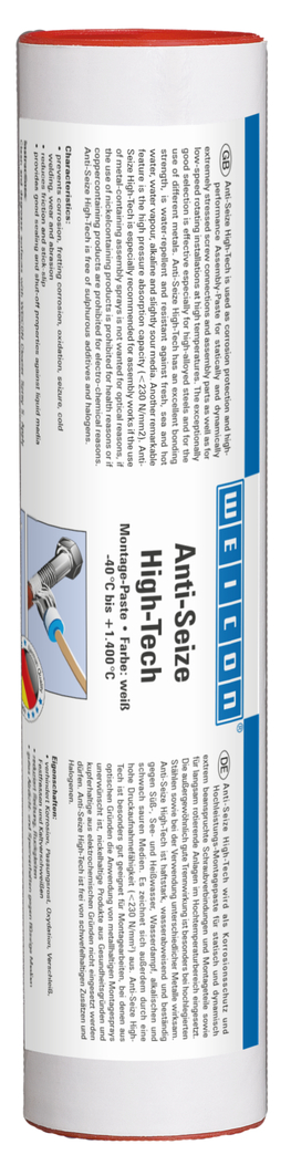 Anti-Seize High-Tech Pâte de Montage | Pâte lubrifiante et dégrippante sans métal