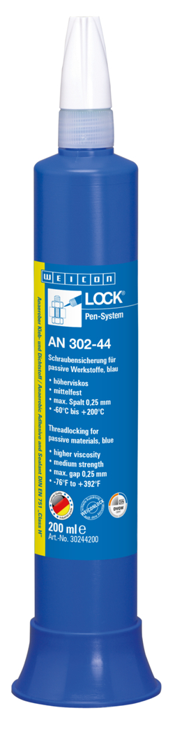 WEICONLOCK® AN 302-44 Freinage des Pièces Filetées | pour matières passives, haute résistance