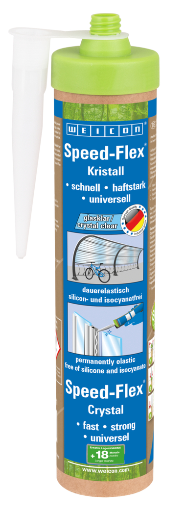 Speed-Flex® Cristal Polymère Hybride | Scellant adhésif pour collages limpides à base de MS-polymère