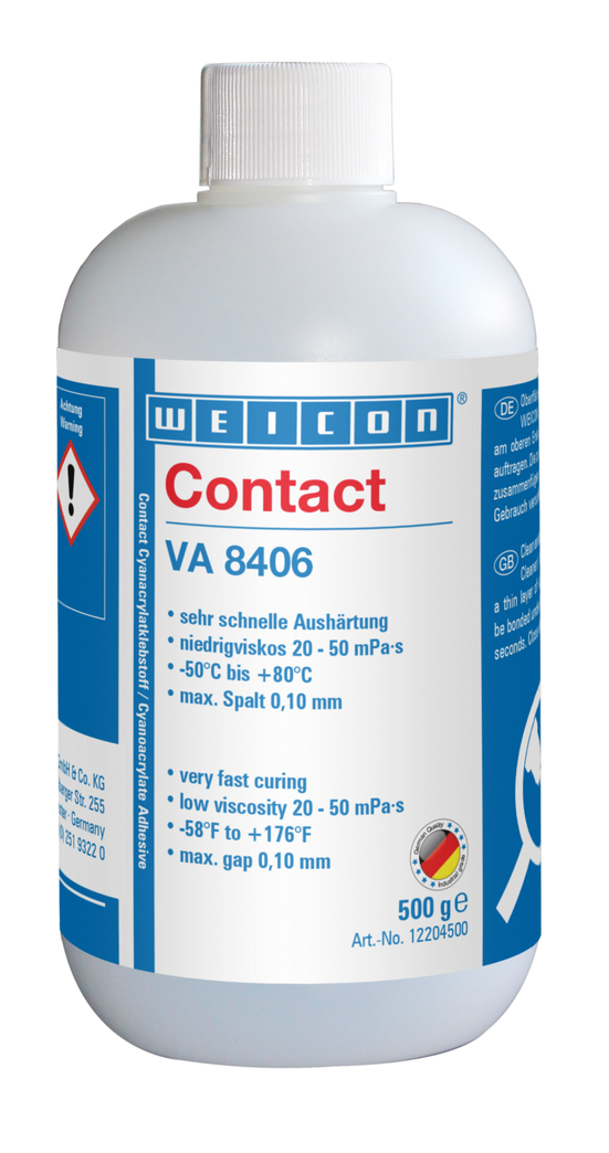 VA 8406 Adhésif Cyanoacrylate | Colle instantanée pour des fixations et des collages rapides