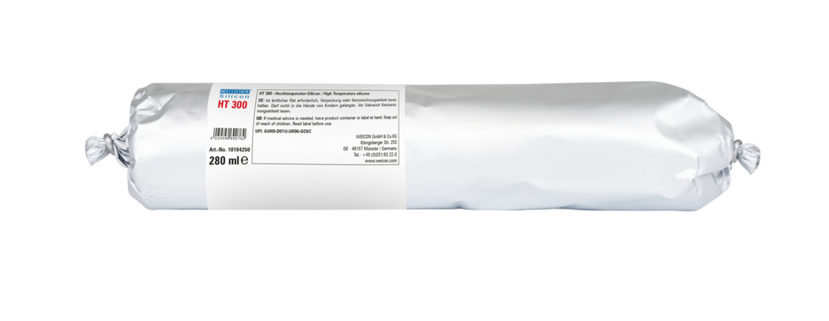 Silicone HT 300 | Scellant, résistant aux hautes températures jusqu'à 300°C Silicone HT 300 | Scellant, résistant aux hautes températures jusqu'à 300°C