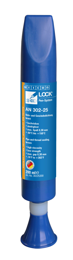 WEICONLOCK® AN 302-25 Etanchéité de Tuyaux et de Filetages | pour filetages grossiers, faible résistance