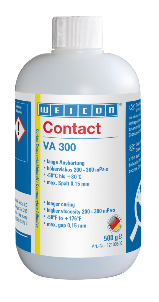 VA 300 Adhésif Cyanoacrylate | Colle instantanée pour matériaux absorbants et poreux