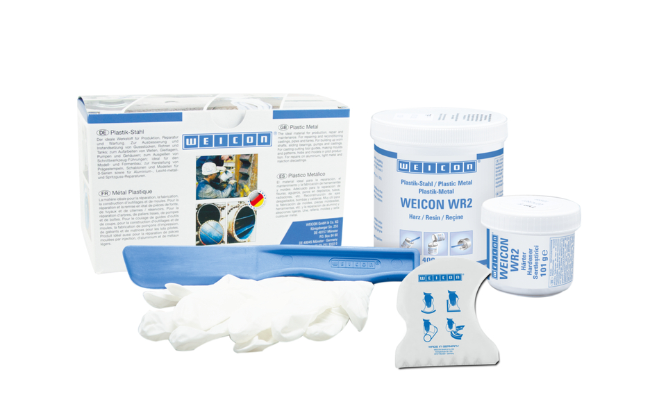 WEICON WR2 | Système à base de résines époxy chargé de minéraux pour la réparation et la compensation des fentes