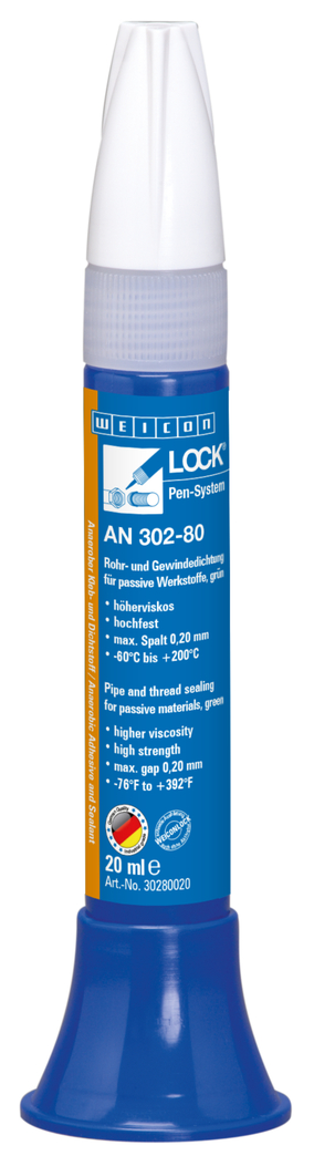 WEICONLOCK® AN 302-80 Etanchéité de Tuyaux et de Filetages | pour matières passives, haute résistance