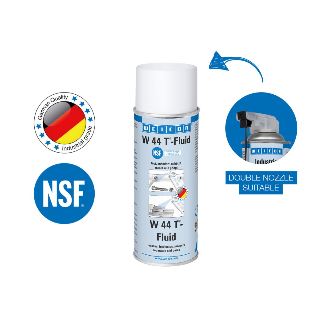 W 44 T®-Fluid | Huile lubrifiante et multifonctionnelle pour le secteur alimentaire NSF H1