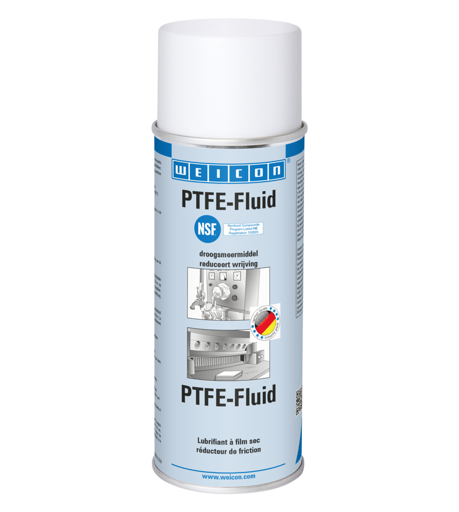 PTFE-Fluide | Lubrifiant sec sans graisse pour le secteur alimentaire NSF H2