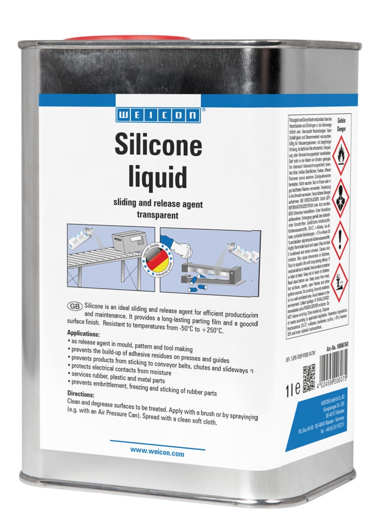 Silicone | Agent de lubrification et séparation