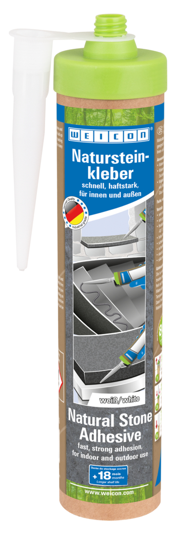 WEICON Colle pour Pierres Naturelles  | pour le montage de la pierre naturelle, de la pierre et de la céramique