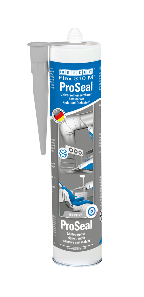 Flex 310 M® ProSeal | Mastic d'étanchéité à élasticité permanente pour les installations d'air pur, à base de MS-polymère Flex 310 M® ProSeal | Mastic d'étanchéité à élasticité permanente pour les installations d'air pur, à base de MS-polymère