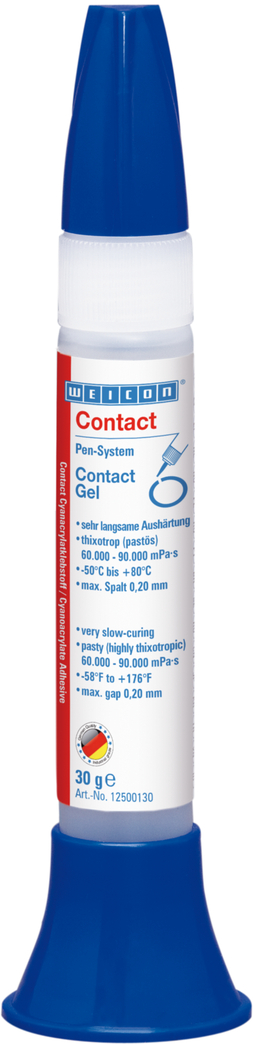 Contact GEL Adhésif Cyanoacrylate | Colle instantanée pâteuse pour surfaces poreuses Contact GEL Adhésif Cyanoacrylate | Colle instantanée pâteuse pour surfaces poreuses
